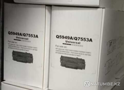 Новые лазерные картриджы Q5949A/Q7553A Алматы - изображение 1