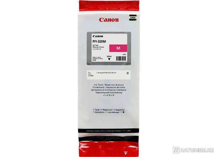 Картридж малиновый М Canon Image Prograf ТМ-300; PFI-320M увеличенный Алматы - изображение 1