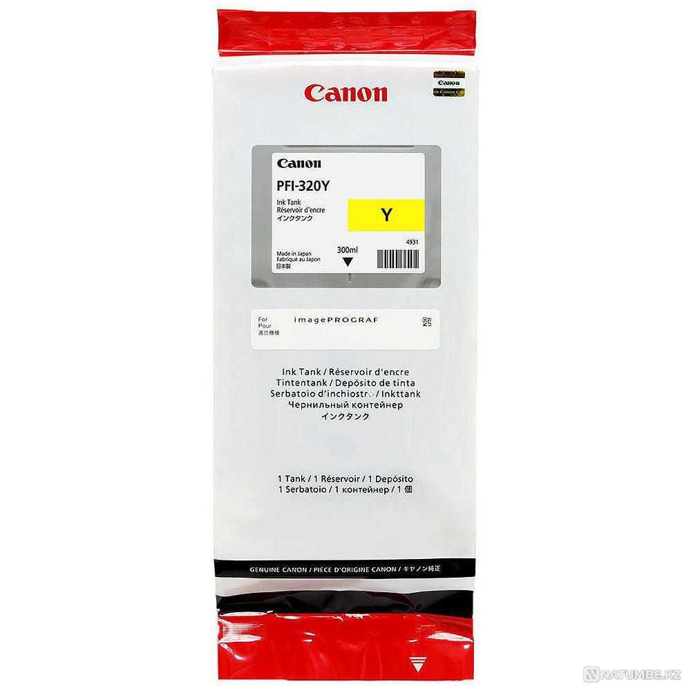 Картридж желтый ? Canon Image Prograf ТМ-300; PFI-320Y Алматы - изображение 1