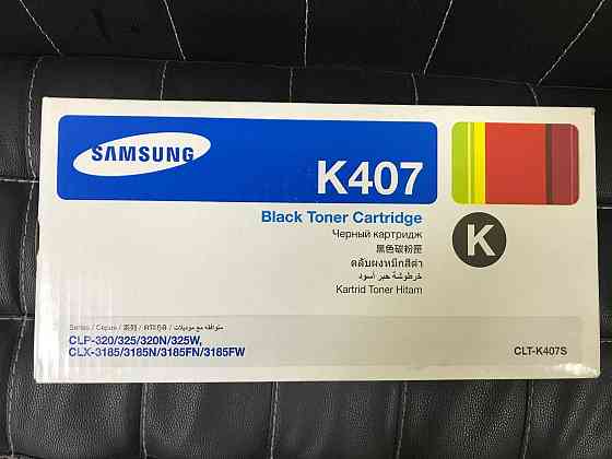 Тонер-картридж Samsung CLT-K407S/M407S Алматы