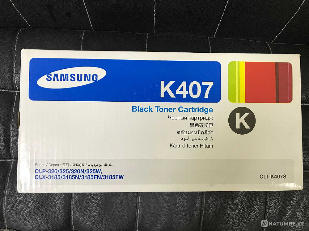 Тонер-картридж Samsung CLT-K407S/M407S Алматы - изображение 3