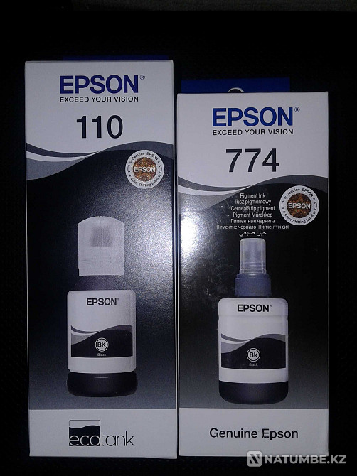 Чернила EPSON новые 110 и 774 Алматы - изображение 1
