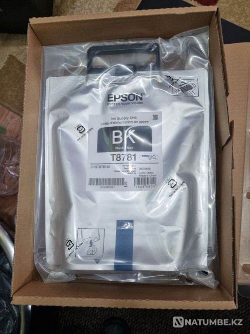 Тонер большая чернила Epson T8781; 1206.2ml. Алматы - изображение 3