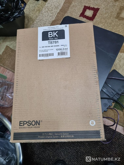 Тонер большая чернила Epson T8781; 1206.2ml. Алматы - изображение 1