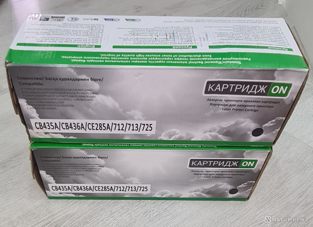 Картридж 2 штуки новые Алматы - изображение 1