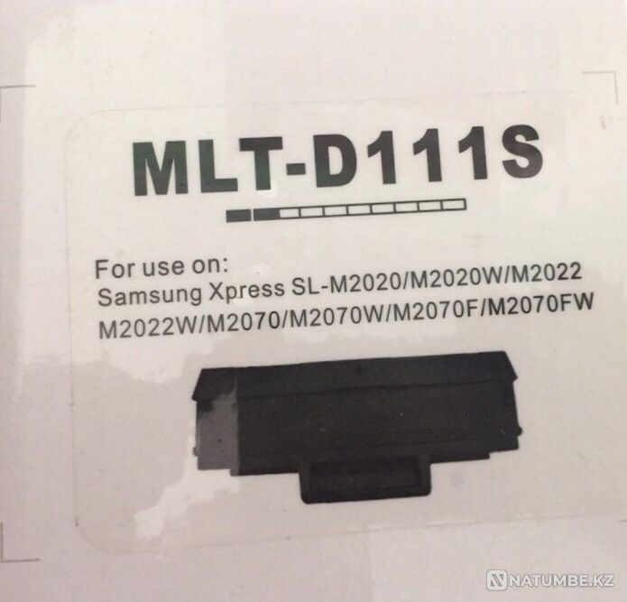 Картридж SAMSUNG mlt D 111S чип Алматы - изображение 1