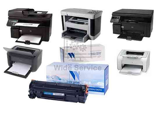 Картридж NV Print 435/436/285/278/725 за 5800тг для принтеров HP Canon Алматы