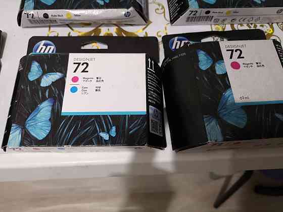 Продам оригинальные картриджи HP 72 Алматы