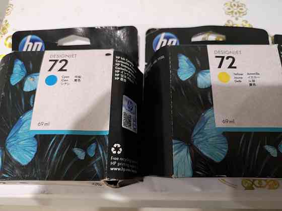 Продам оригинальные картриджи HP 72 Алматы
