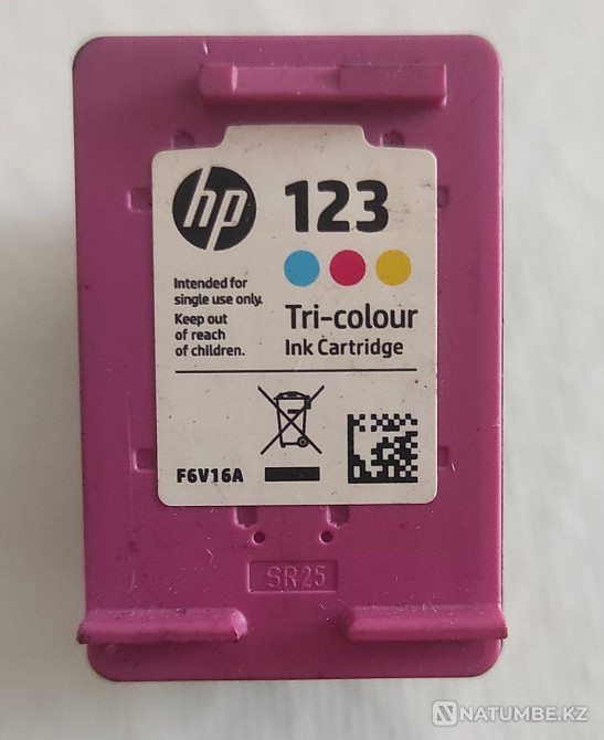 Струйный картридж для принтеров HP. Номер картриджа - 123. F6V16A Алматы - изображение 1