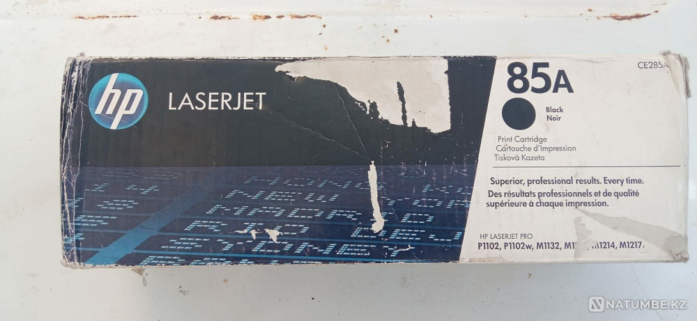 Картридж лазерный черный HP 85A для LaserJet Алматы - изображение 1