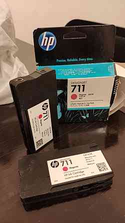 Картридж HP № 711; все цвета; оригинал и совместимый DJ T120/T520 Алматы