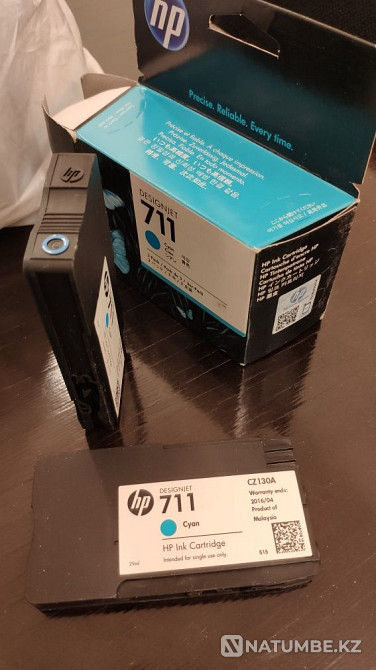 Картридж HP № 711; все цвета; оригинал и совместимый DJ T120/T520 Алматы - изображение 4