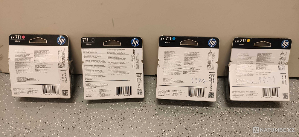 Картридж HP № 711; все цвета; оригинал и совместимый DJ T120/T520 Алматы - изображение 6