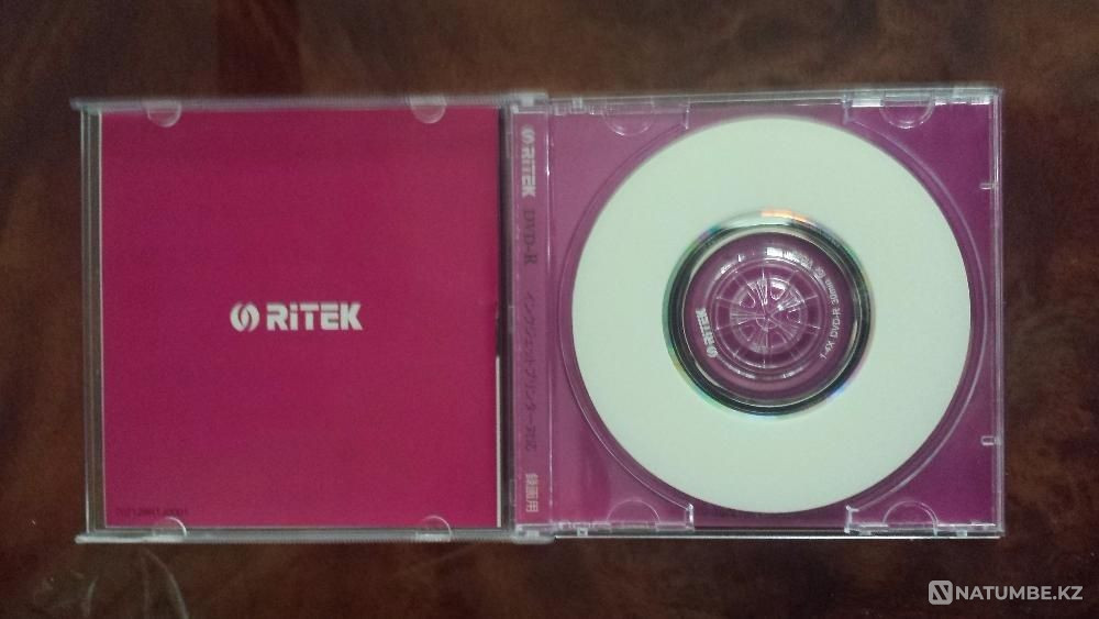Диски DVD-R Япония белые чистые для нанесения фото и надписей Алматы - изображение 2