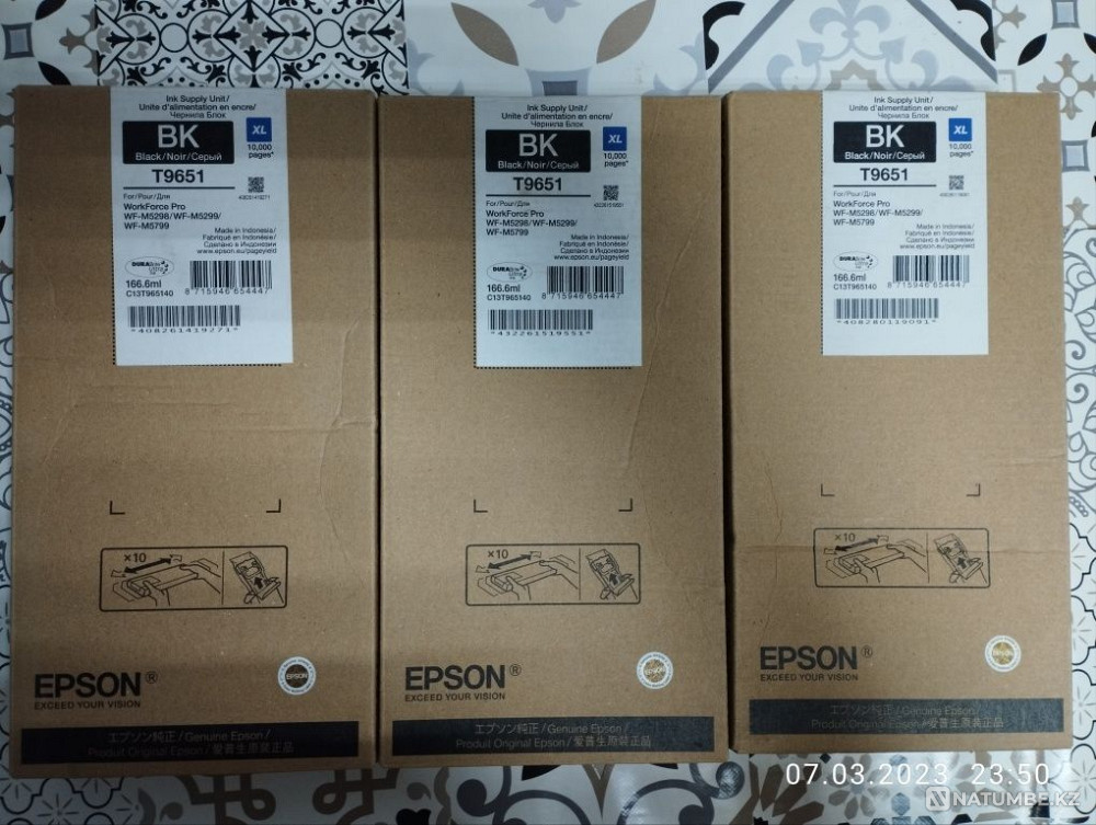 Чернила EPSON Т9561 Алматы - изображение 1