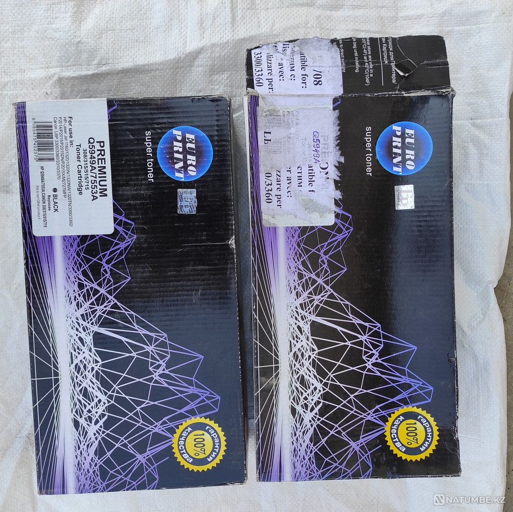 Cartridge cc533a; q5949a; q7553a; q7581a; cb540a Almaty - photo 1