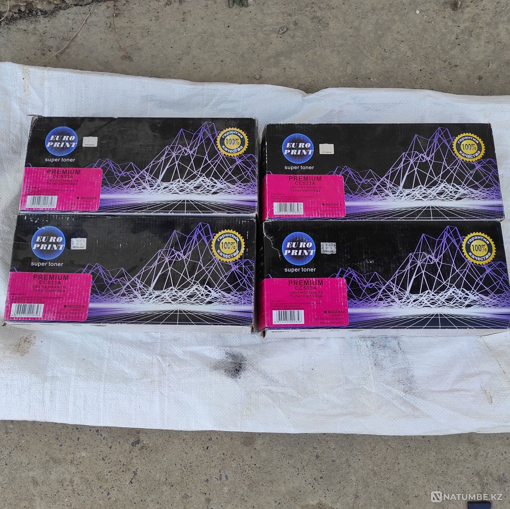 Cartridge cc533a; q5949a; q7553a; q7581a; cb540a Almaty - photo 3