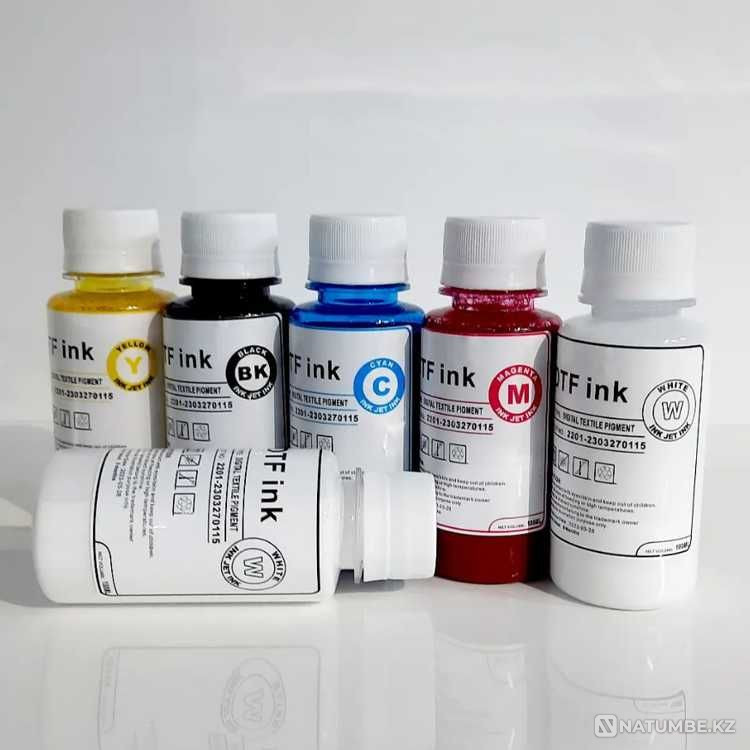 Ink for DTF printing; 6 colors 100 ml Almaty - photo 1