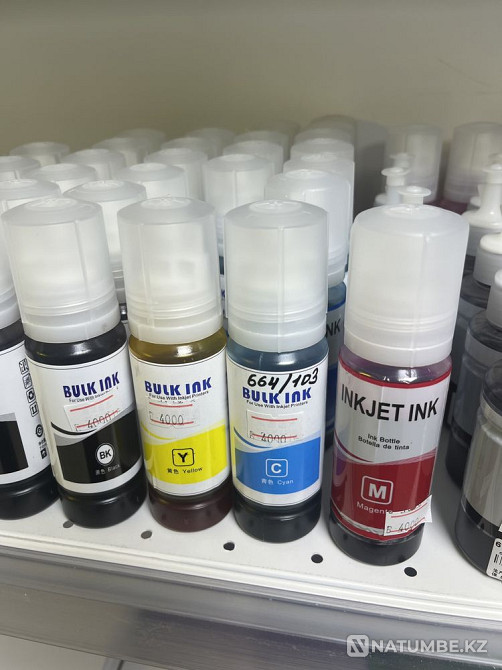 EPSON принтерлеріне арналған сия; CANON; HP.  Алматы - изображение 8