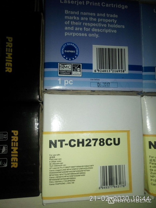 картриджи HP278; HP 26/27 Алматы - изображение 1