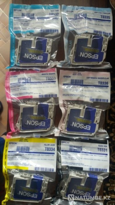 Color cartridges for 6-color Epson Stylus Photo 950 printer Almaty - photo 1