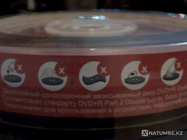 Packaging - DVD+r dl rw discs 10 pcs 8;5 Mirex Almaty - photo 6