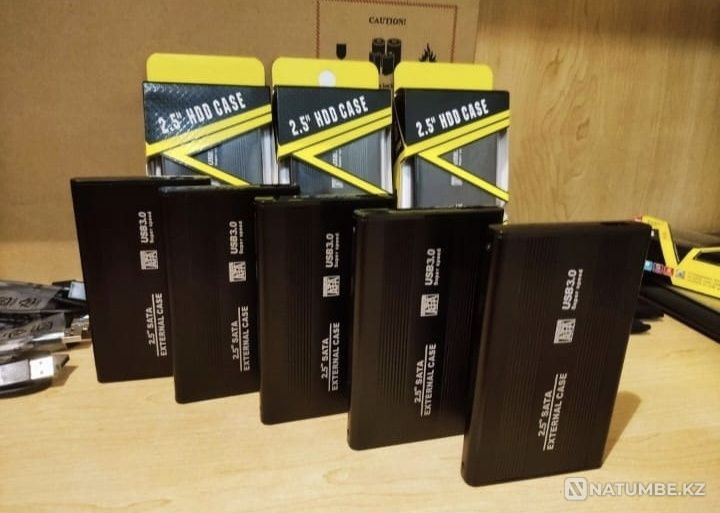 Внешний Жёсткий диск 1TB 1000GB 3.0 Для Работы Металлический Корпус Алматы - изображение 1