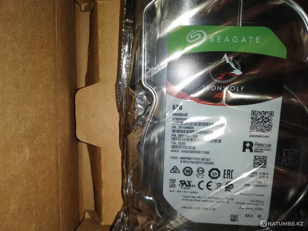 Hard drives NEW HDD Seagate 6000Gb 6Tb Almaty - photo 5