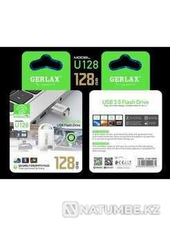 GERLAX USB Flash Gerlax 128 Gb/ Flash drive 128 GB (Yandex Delivery available) Almaty - photo 1