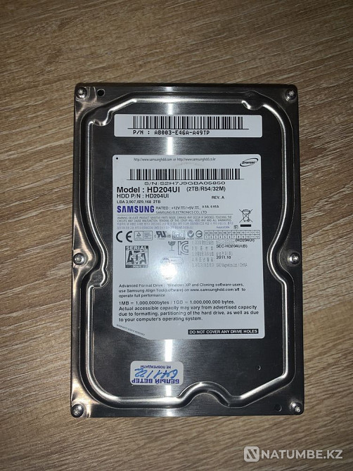 Жесткий диск от samsung 2tb Алматы - изображение 1