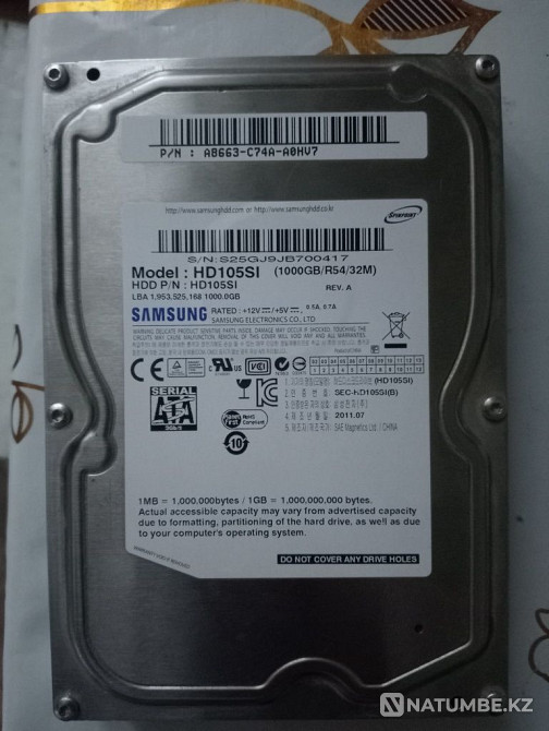 Жеский диск SAMSUNG Алматы - изображение 1