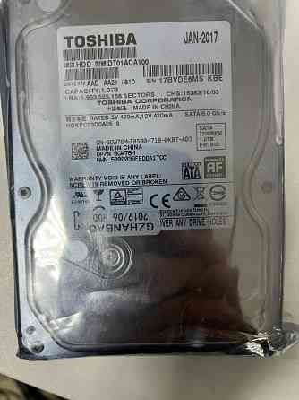 1 ТБ Жесткий диск Toshiba DT01 [DT01ACA100] Алматы