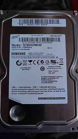 Жёсткий диск 500Gb.Samsung Алматы