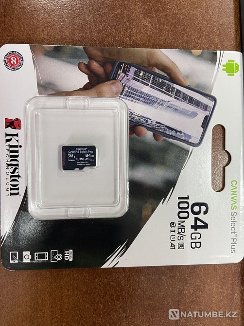 Kingston Micro sd 64gb Алматы - изображение 1