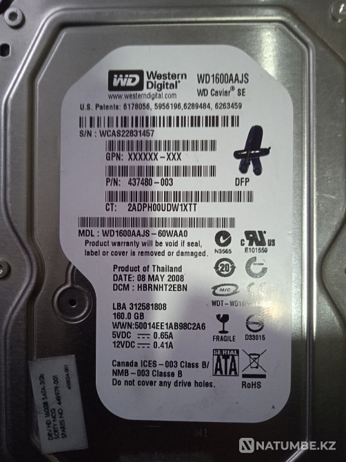 Қатты дискілер дұрыс жұмыс істейді  Алматы - изображение 5