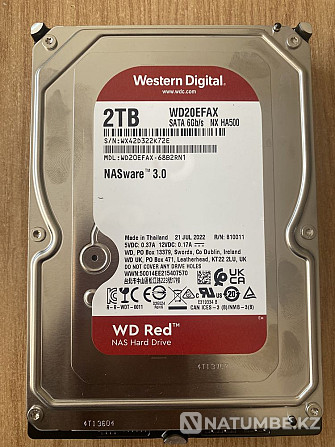 Hard drive 2 terabytes WD Red 5400 rpm Almaty - photo 2