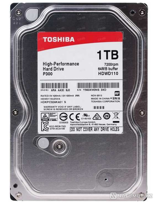 жесткий диск TOSHIBA Алматы - изображение 1