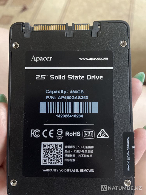 Apacer 480 gb ssd диск Алматы - изображение 4
