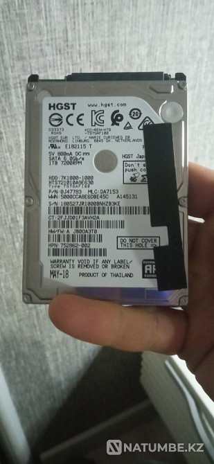 Selling 1000 gigabyte hard drive. Almaty - photo 1