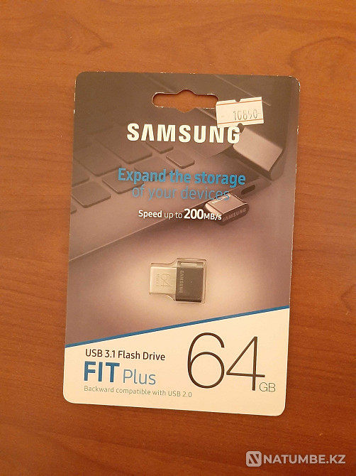 USB Флешка 64GB Samsung Fit Plus Алматы - изображение 2