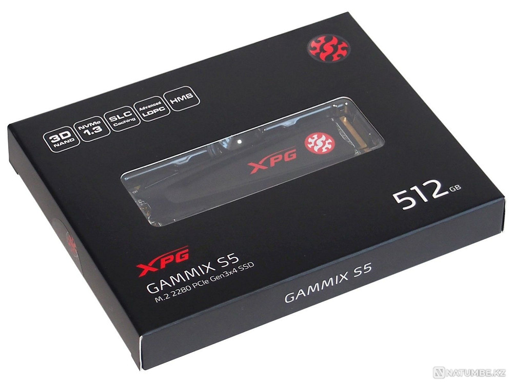 M.2 SSD накопитель Adata xpg Gammix S5 512gb Алматы - изображение 2