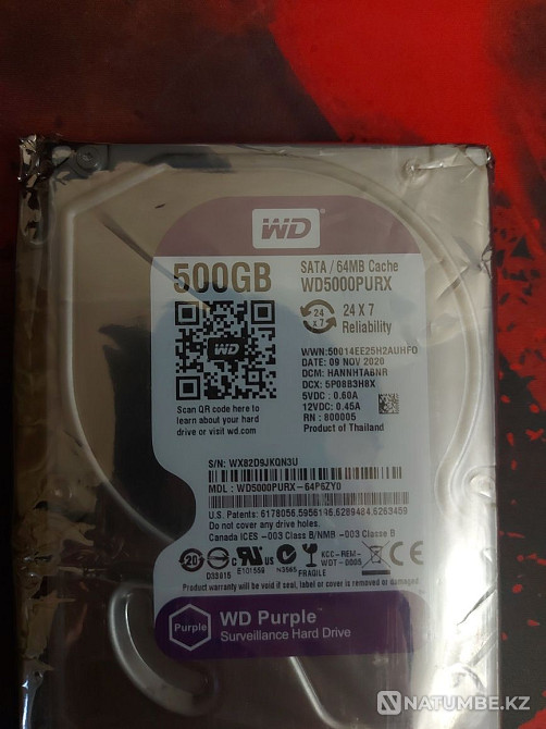 New 500Gb hard drive Almaty - photo 1