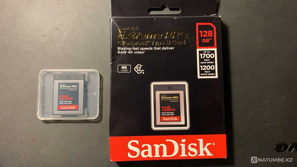 Карта памяти SanDisk 128 Gb; 1200 MB/s Алматы - изображение 1