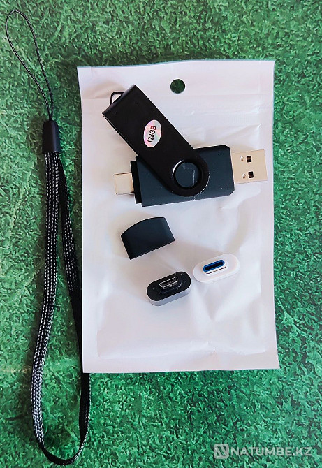 Екі жақты флэш-диск 128 ГБ Android жүйесінде 64 ГБ  Алматы - изображение 4