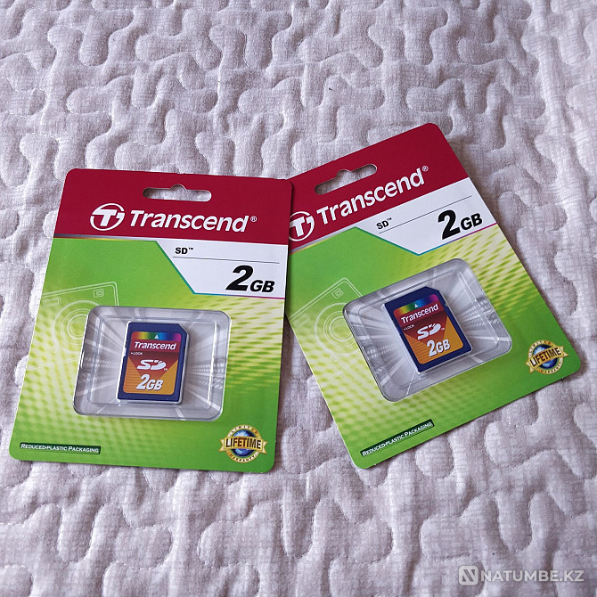 Карта памяти SD 2Gb Transcend новая Алматы - изображение 1