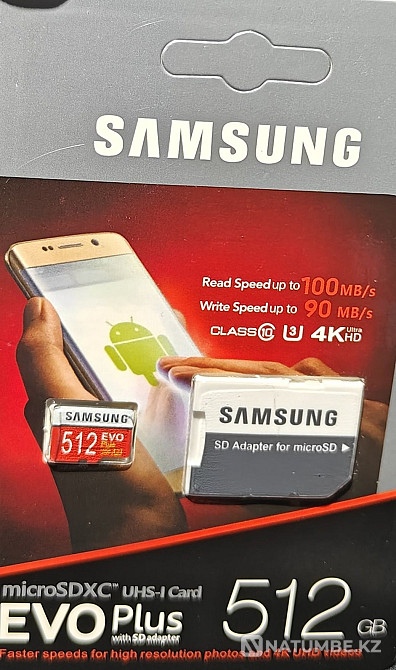 Продается карта памяти samsung evo plus 512gb Алматы - изображение 1