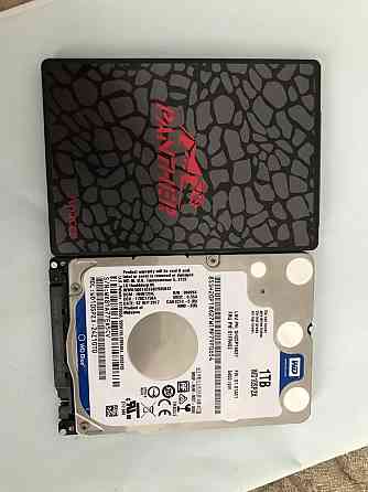 Продам жёсткий диск на терабайт и ssd на 258 гигабайт Алматы