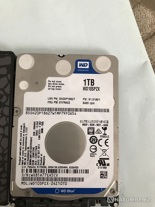 Продам жёсткий диск на терабайт и ssd на 258 гигабайт Алматы - изображение 4