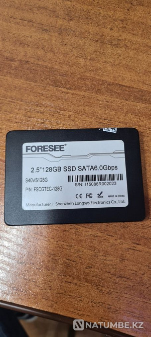 SSD Disk 128Gb. Almaty - photo 1